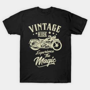 Vintage Ride - Motorcycle Graphic T-Shirt